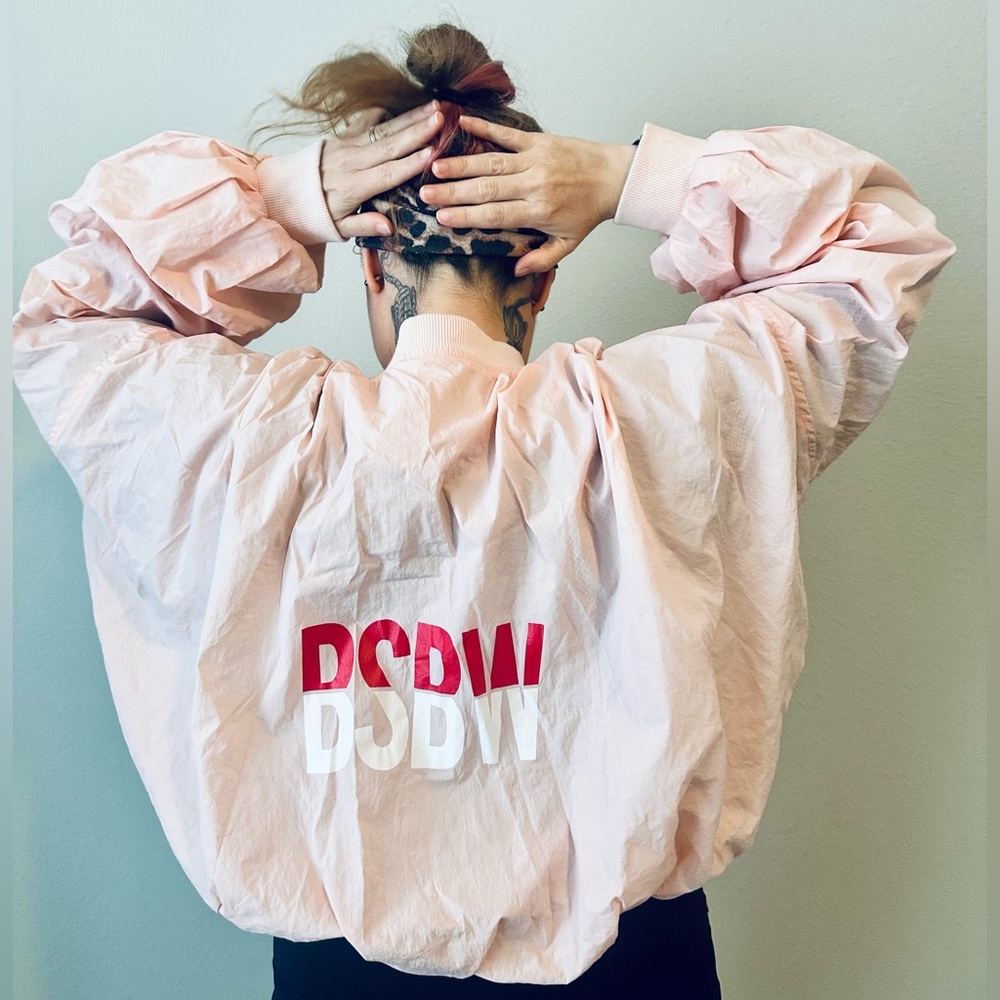 Vintage BSBW Pink Bomber Jacket - Iconic 80s/90s Style, Perfect Condition